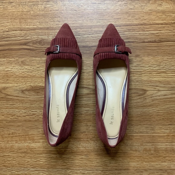 Burgundy Mini Heals - Picture 3 of 5